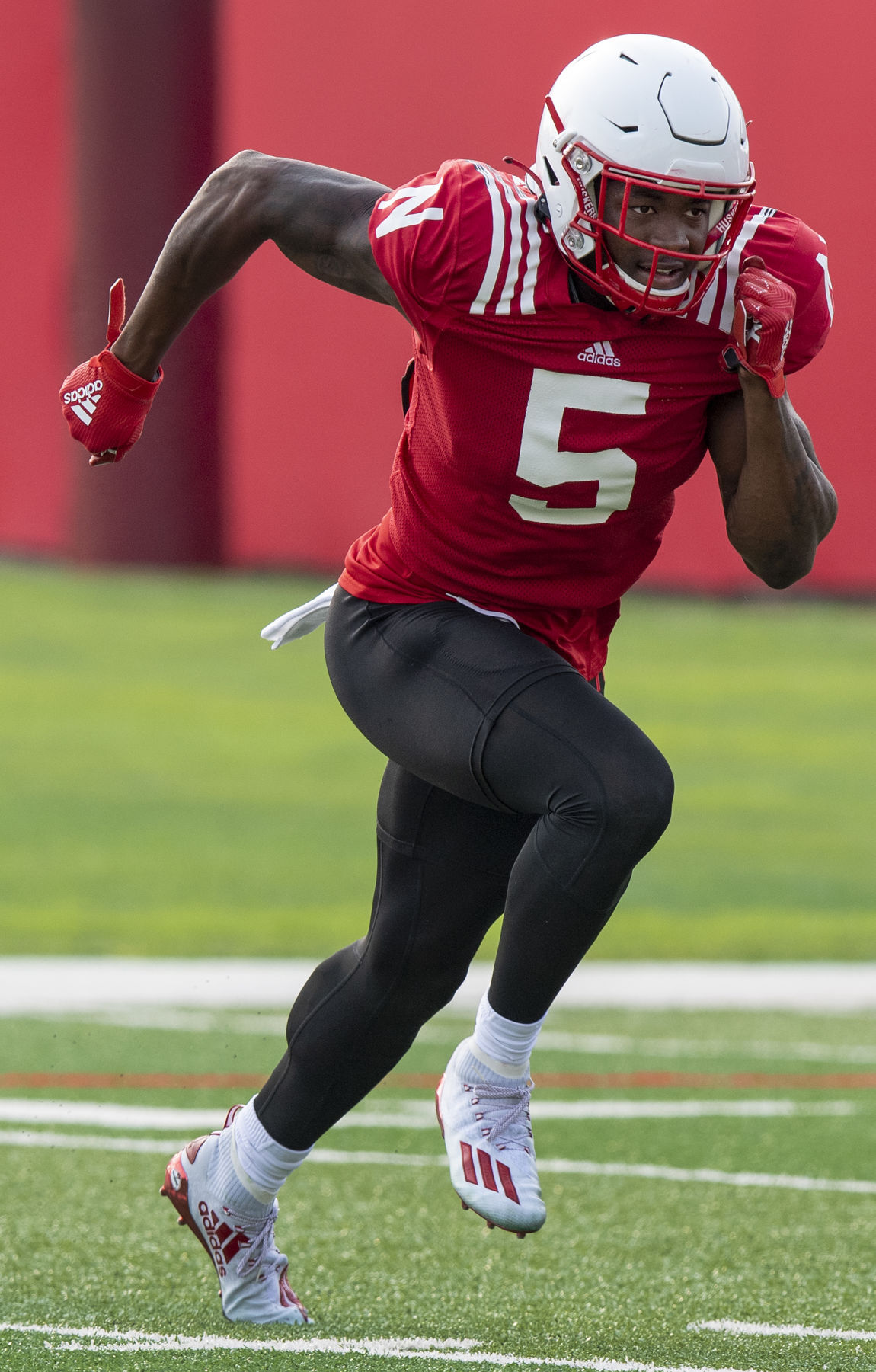 NU football practice, 8.4
